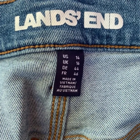 Lands’ End High Waist Women’s Carpenter Jeans - Picture 4 of 8